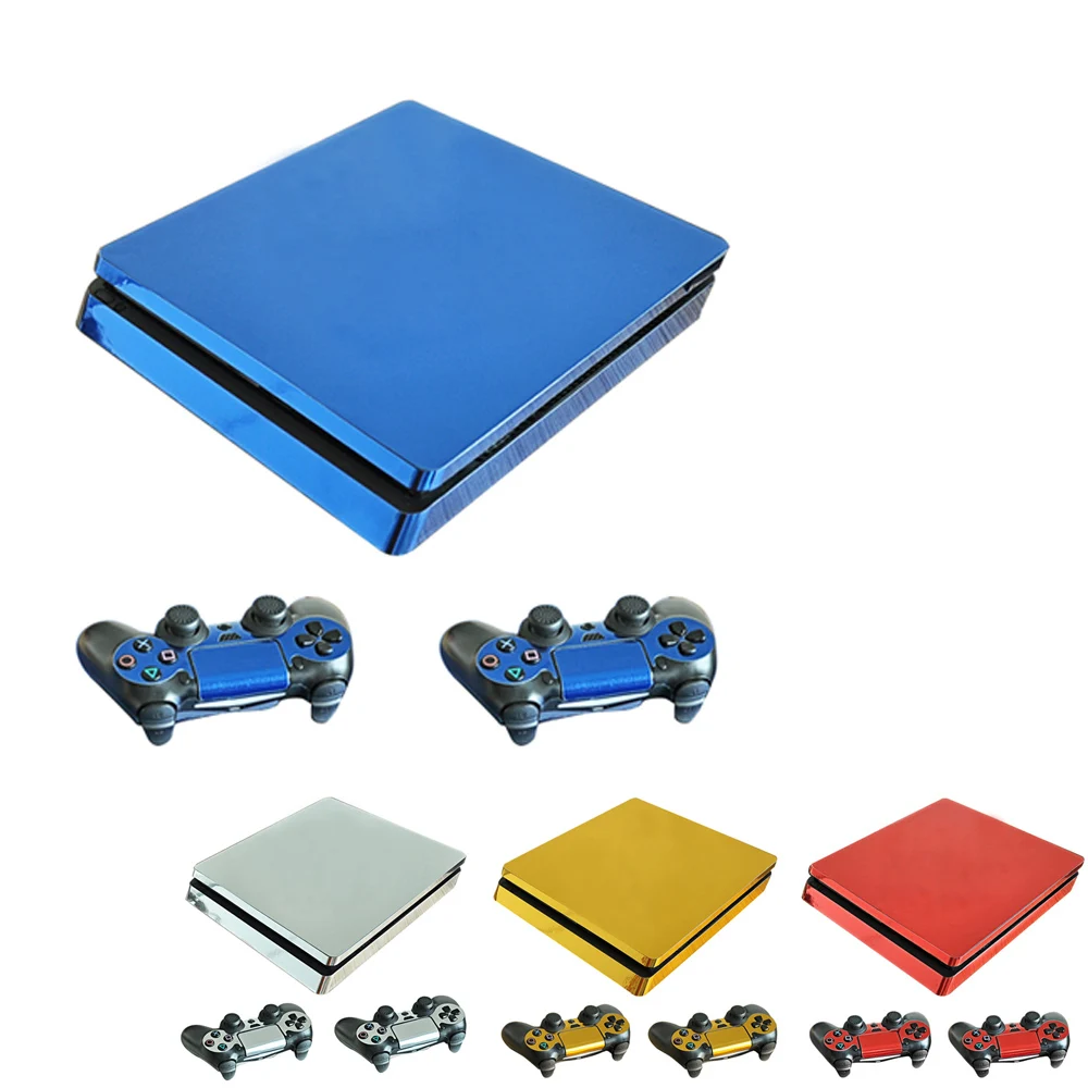 

Bevigac Game Machine Stickers Controller Host Handle Cover Skin Accessory for PS4 Slim Portable Sticker for Play Station PS 4