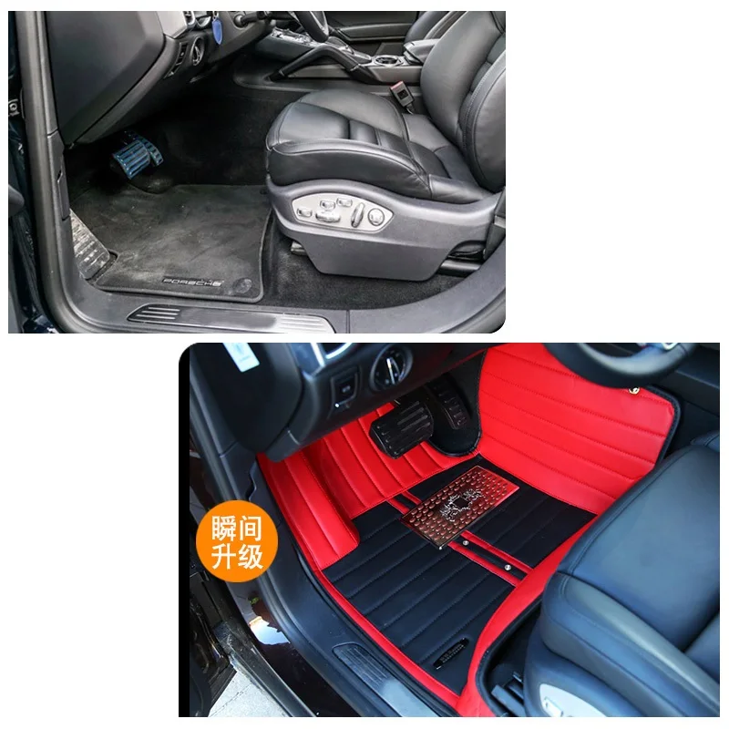 buy Fit for Porsche Cayenne 3D special surrounded Ottomans surrounded by large car mat 11 17