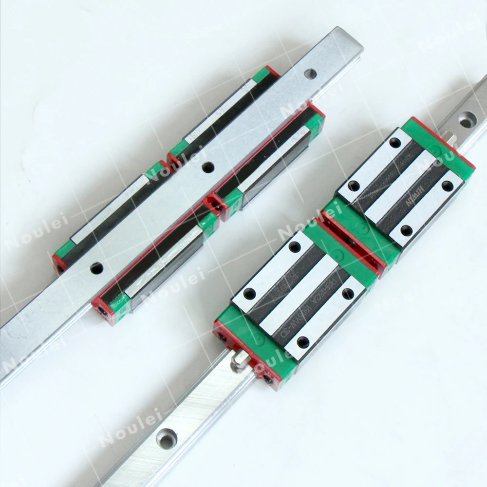 CNC HGH15 HIWIN 15 мм 2 шт. линейные направляющие HGR15 и 4 HGH15CA каретки скользящие блоки 300 350