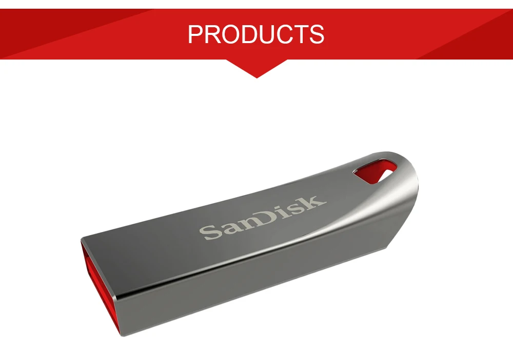 SanDisk USB флеш-накопитель CZ71 USB 2,0, 64 ГБ, 32 ГБ, 16 ГБ, 8 Гб