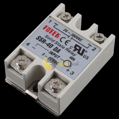 MiniDeal limited Control Solid State Relay SSR-40DA 40A 24-380V AC Module Fast Switching Newest classic | Обустройство дома