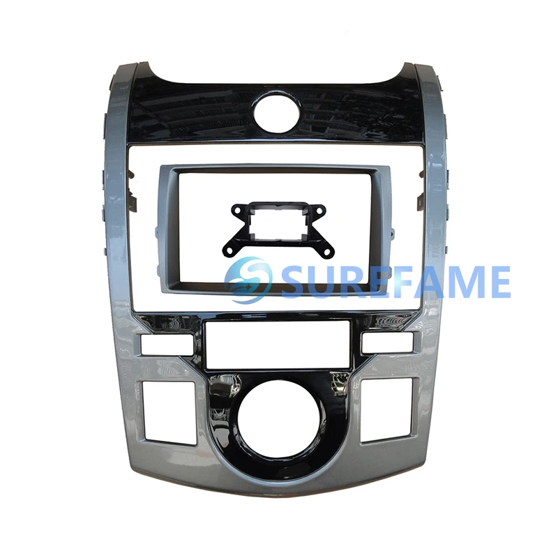 

Double Din Car Fascia for KIA Cerato Forte Koup Auto 2-door Radio GPS Panel Dash Mount Trim Kit Face Plate Bezel Facia