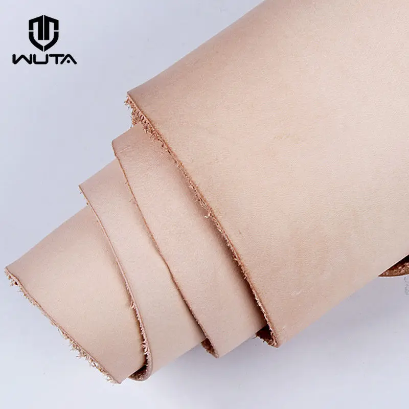 WUTA 8sq футов DIY кожевенное ремесло натуральный живот кожаная ткань 4 5 6 унций