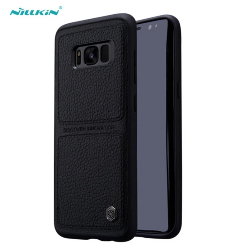 Gentleman Business Leather Case for Samsung S8 Luxury Soft Slim Back Cover Galaxy Plus Cases Phone Protector |