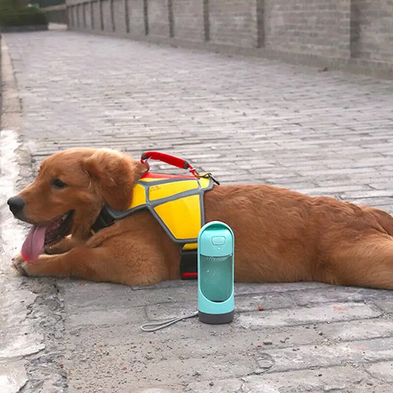 Новая чашка Щенок Собака Кошка Pet бутылка для воды путешествия открытый портативная кормушка