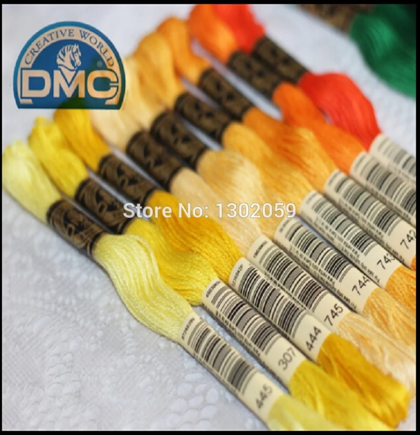 

Choose Any Color Quantity French DMC Floss Thread Cross Stitch Thread Floss Total 200 Pieces