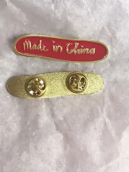 

custmised lapel pin badge,make in china pin,butterfly clutch,gold plated