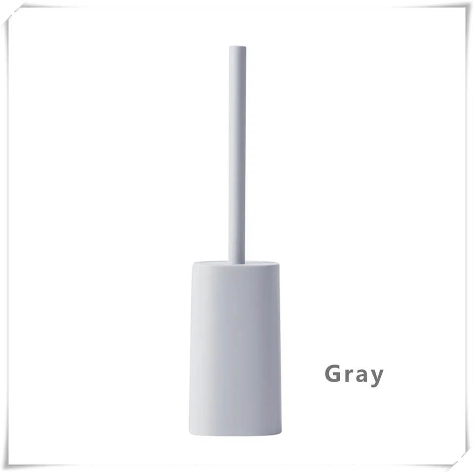 toilet brush holder c gray