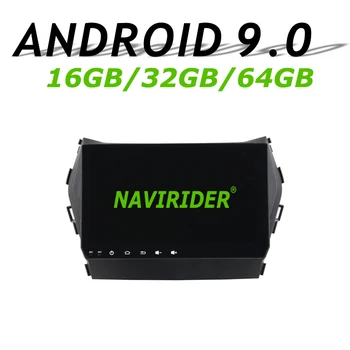 

High configuration Octa Core Android 9.0 Car GPS Multimedia For Hyundai santa fe ix45 2013 Car Radio bluetooth 64GB large memory