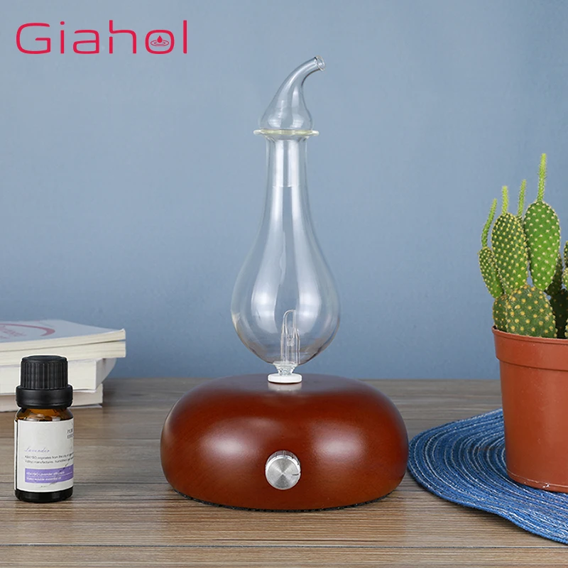 

Aroma Oil Diffuser Wood Grain Ultrasonic Wood Air Humidifier USB Cool Mist Maker LED Lights For Home Office Diffuser