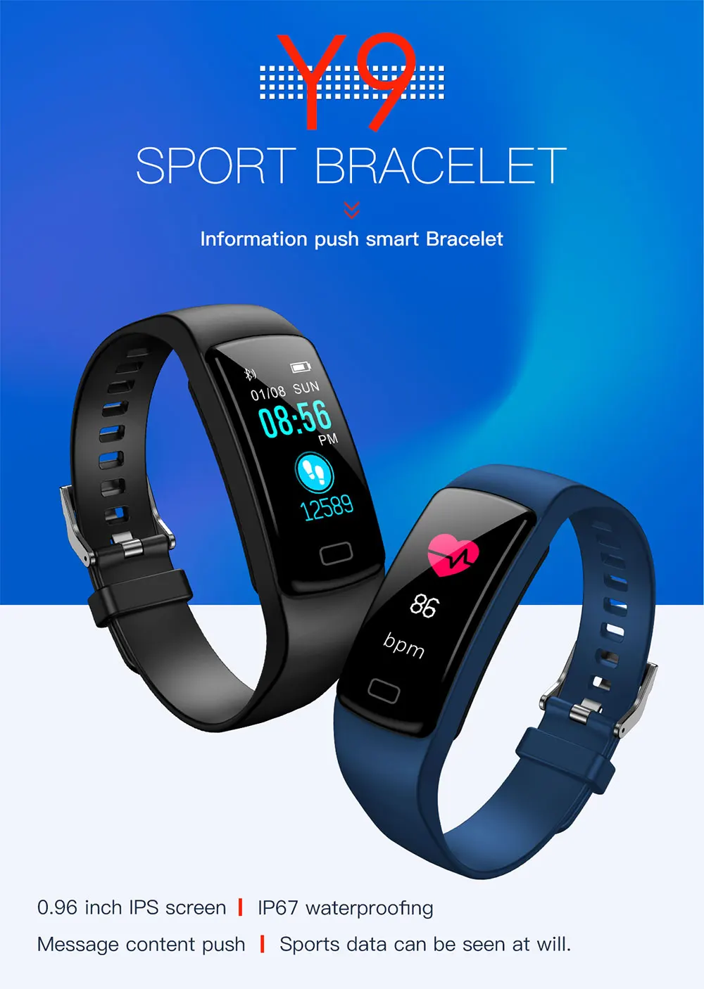 130432-2-1- Smart Watch Men Blood Pressure Waterproof Smartwatch Women Heart Rate Monitor Fitness Tracker Watch Smart Sport For Android IOS