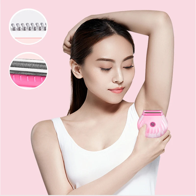 

New Shell Type Ladies Shaving Device USB Rechargeable Hair Removal Device For Household Ladies Hair Removal Tools