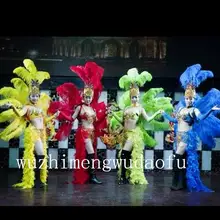 8 цветов, модный головной убор с красным пером, бальное платье для танцев, костюмы для испанских танцев