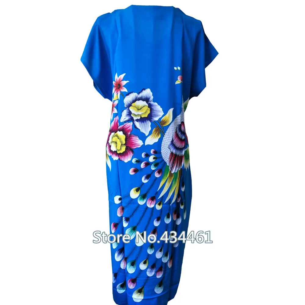 Летний красный женский халат повседневное домашнее платье Китайский винтажный цветочный принт ночное белье вискоза сексуальная одежда для сна Женская один размер
