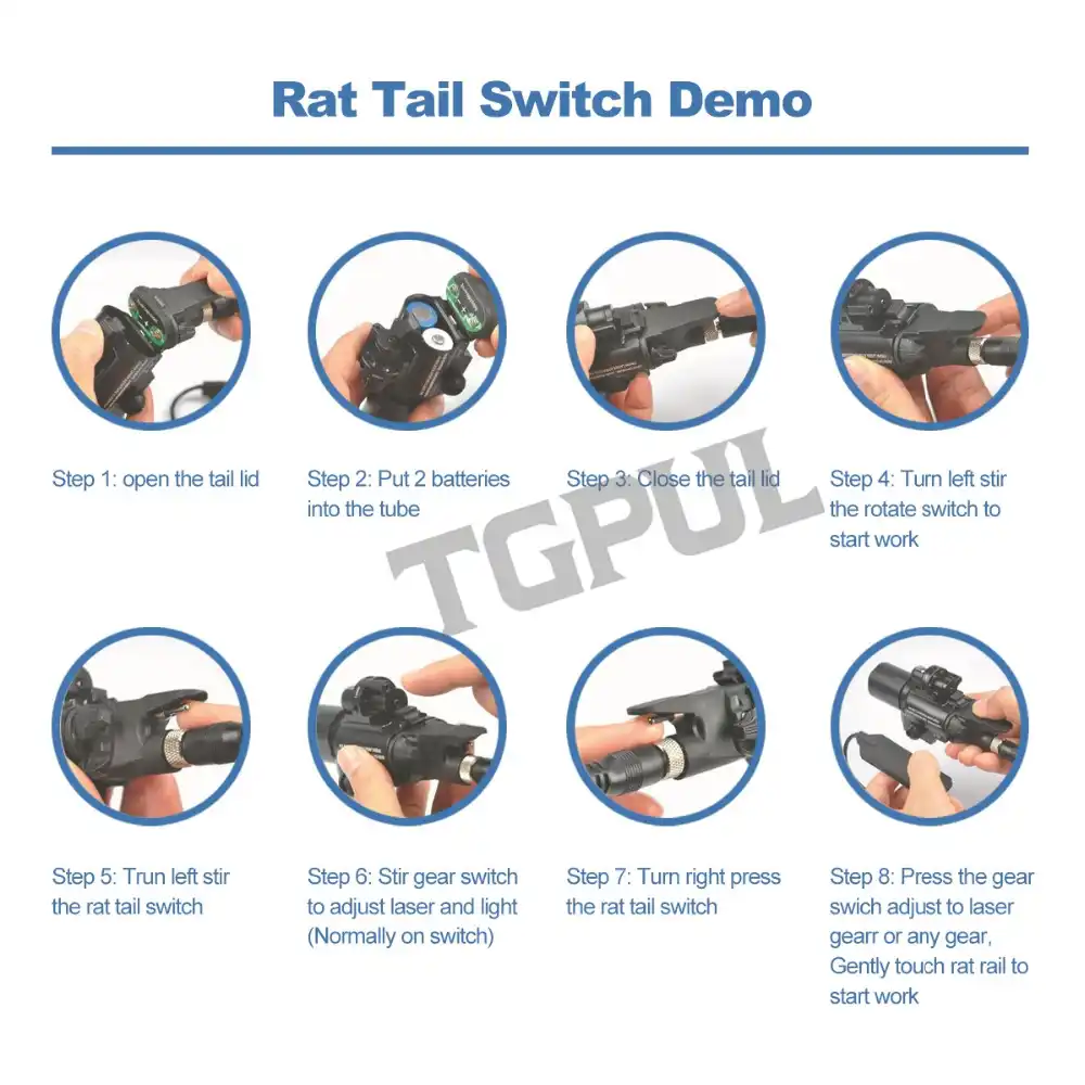 TGPUL Tactical Remote Dual Switch в сборе для X300 X400 X Series постоянное/мгновенное управление лента