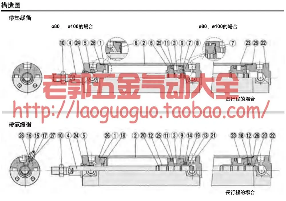 Новый оригинальный CDG1BN100-225/250/275/300/325/350/375/400 SMC свет цилиндр