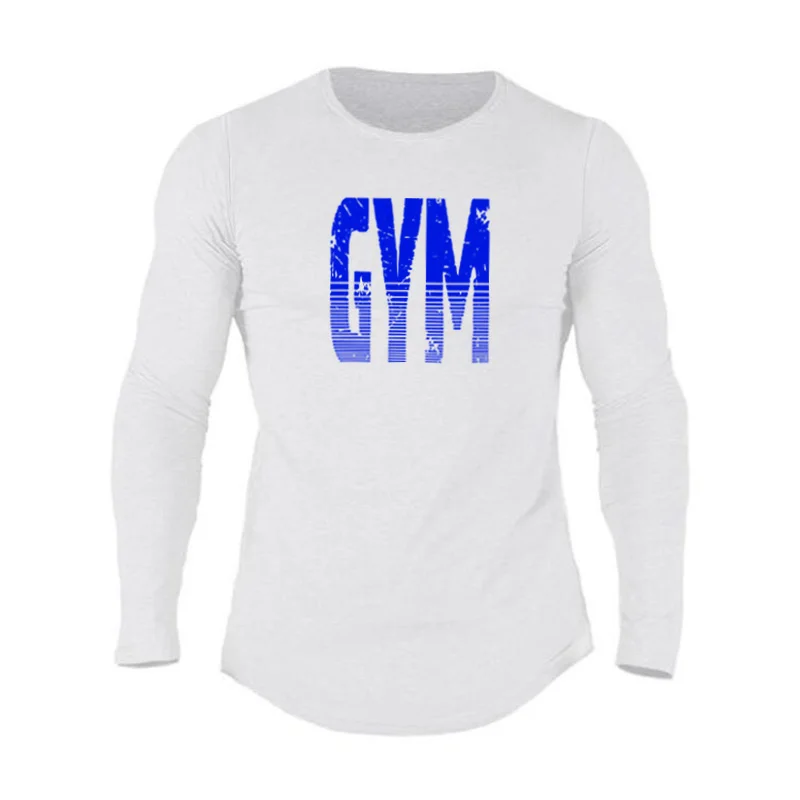 Muscleguys новая классическая спортивная футболка с длинным рукавом для мужчин