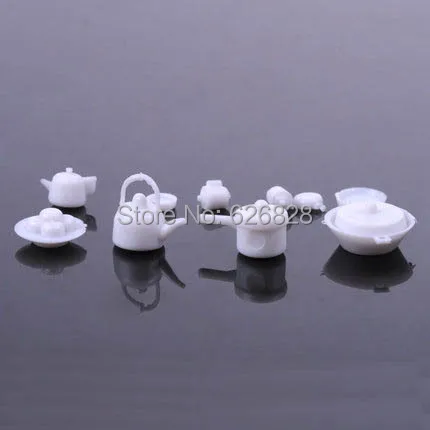 Goedkoop 2 Sets Cottage DIY gebouw zand landschap model materiaal accessoires keukengerei en keuken benodigdheden