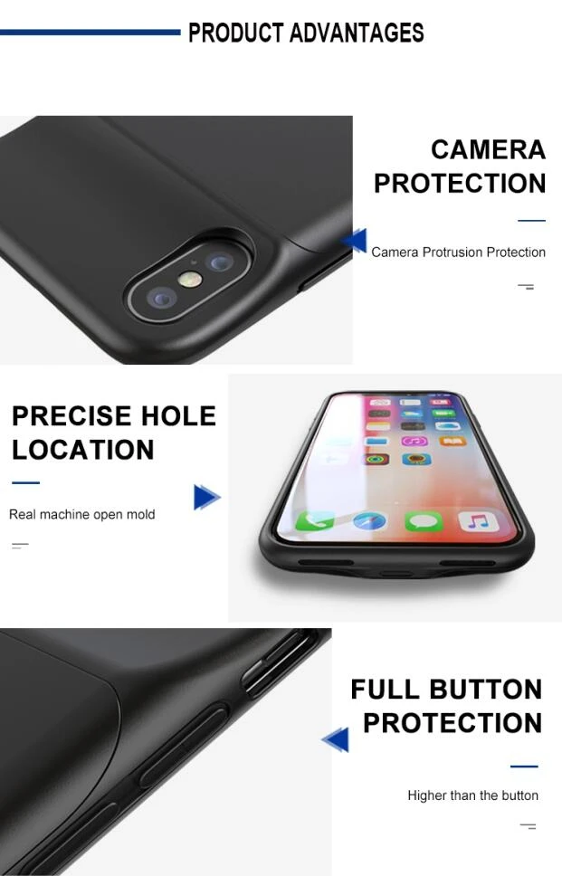 Battery Case For iPhone 6 7 8 6s Plus X XS Max XR Battery Charger Case Power Bank Charging Cases Charger External Back Pack