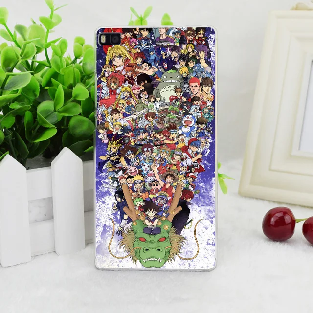 Naruto One Piece Transparent Case Cover For Huawei