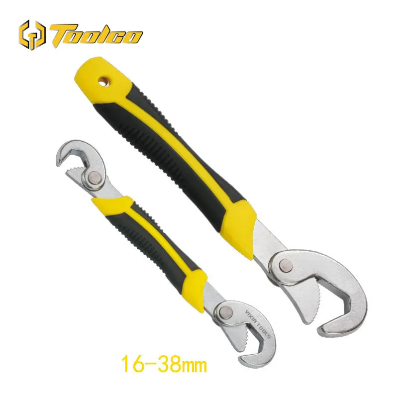 

2pcs/set Multi-Function Universal Wrench Adjustable Grip Movable Wrench Set 6-32mm Ratchet Wrench Spanner Hand Tools