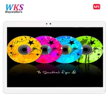Новые 10 дюймов waywalkers M9 планшетный ПК Android 6.0 Octa core 4 ГБ Оперативная память 64 ГБ Встроенная память dual sim карты bluetooth gps Планшеты 1920*1200 IPS