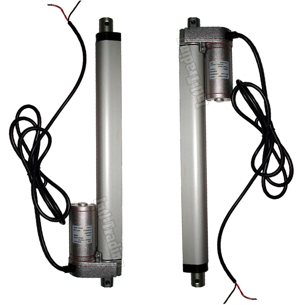 

A Pair of 250mm/10Inches Stroke DC 12Volt Mini Electric Linear Actuator Tubular Motor Motion 1000N=100KG Max Load 14mm/sec Speed