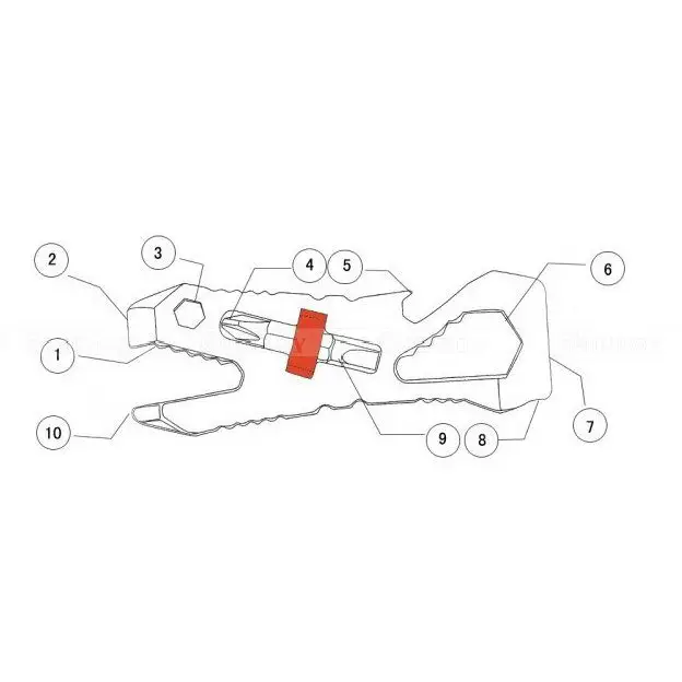 Multifunction piranha حيدة المسمار زجاجة فتاحة أدوات edc التخييم المعدات المقاوم للصدأ