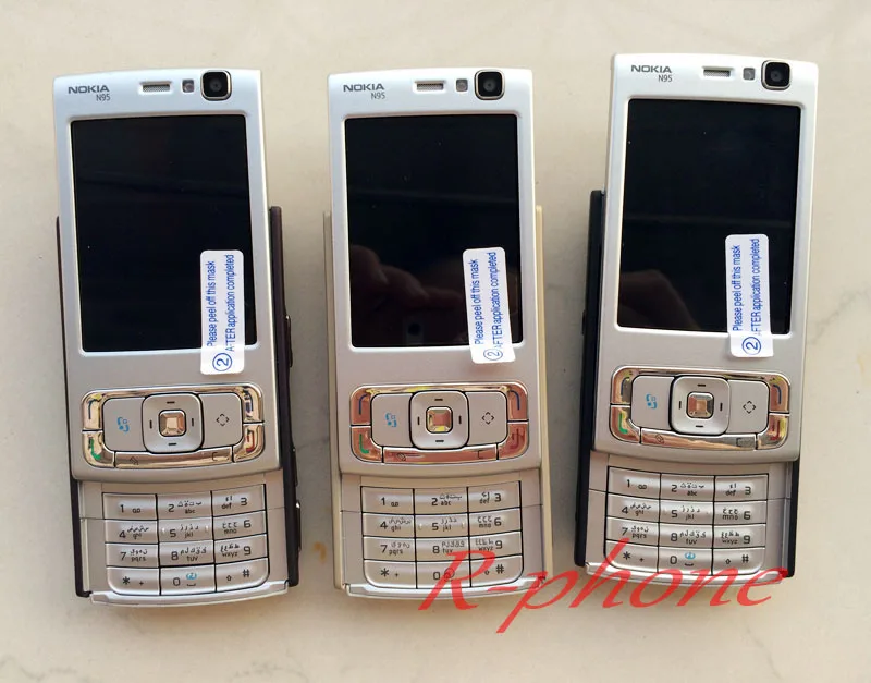 Восстановленный Оригинальный мобильный телефон NOKIA N95 разблокированный сотовый