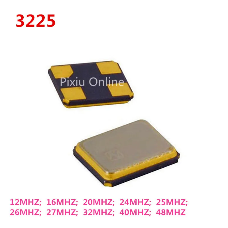 10 шт. ST183b 3225 пассивный SMD Кристалл 4P 3 2*2 5 мм кристалл XTAL 12 МГц м 16 000 20/24/25/26/27/32/40/48 |