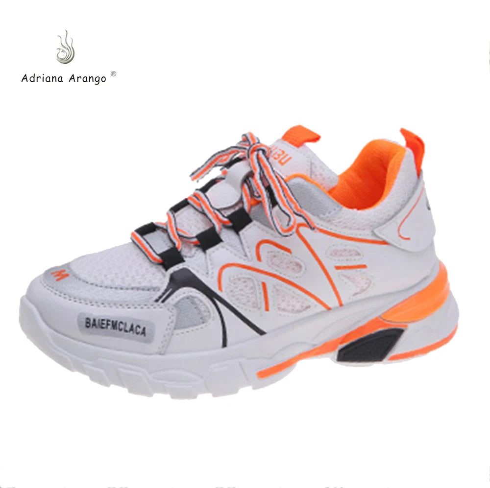 

Adriana 2019 Fashion Women's Shoes Thick-soled Women's Shoes New Korean Hot Sale Mesh Leisure Sports Shoes Breathable and Soft