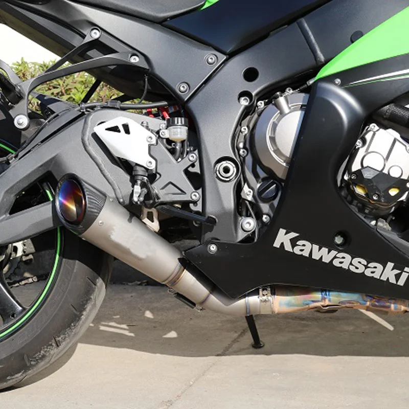 MOKALI заказной титановый выхлоп для KAWASAKI ZX10R года 2011 до 2015 глушитель Kawasaki zx10r|titanium