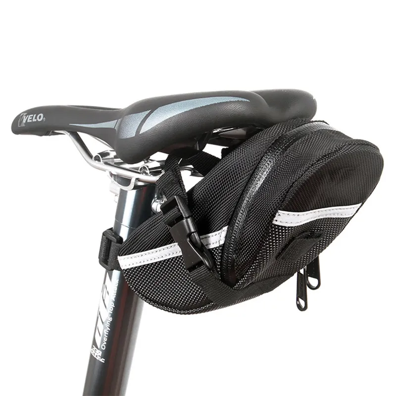 Водонепроницаемая велосипедная сумка 19*9,5*11,5 см, велосипедная седельная сумка для горного велосипеда, Аксессуары для велосипеда, велосипедная сумка для сиденья - Цвет: black