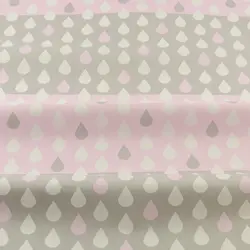 Серый и розовый 100% Хлопковое одеяло лоскутное капля разрабатывает твил для шитья, скрапбукинга и поделок скатерть в горошек домашний