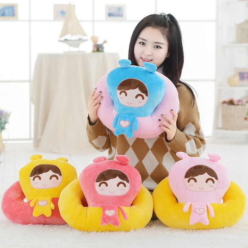 40cm Kawaii Cute Soft Cotton Stuffed Plush Pillow Toys Round Shaped