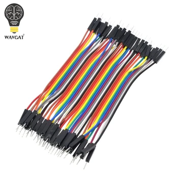 

40pcs/lot 10cm 2.54mm 1pin Male to Male jumper wire Dupont cable