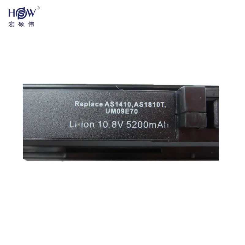 HSW 5200 MAH 6 cell аккумулятор для ноутбука ACER 934T2039F UM09E31 UM09E32 UM09E36 UM09E51 UM09E56 UM09E70 UM09E71 UM09E78 UM09E75