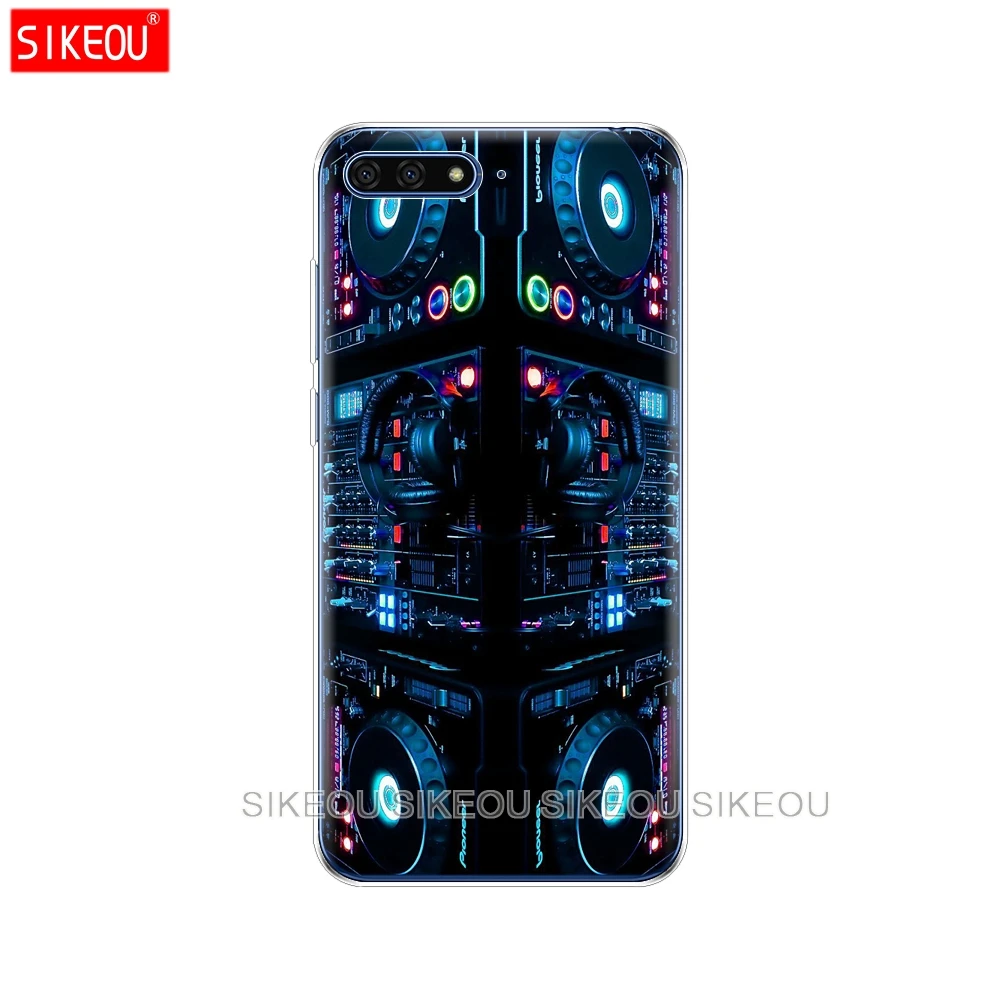 Силиконовый чехол для телефона Huawei Honor 7A PRO 7C Y5 Y6 Y7 Y9 2017 2018 Prime ddj dj music|Бамперы| |