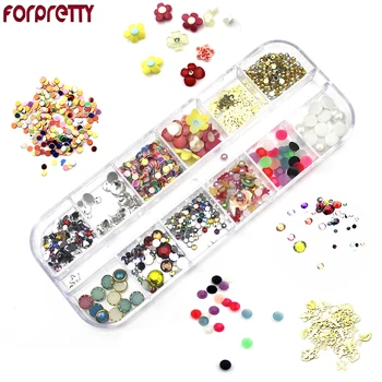 

Nail Art DIY Decorations Nails Joyeria 3D Strass Glitter Rhinestone Manualidades Ongle Charms Crafts Accessories Decoracion Unha