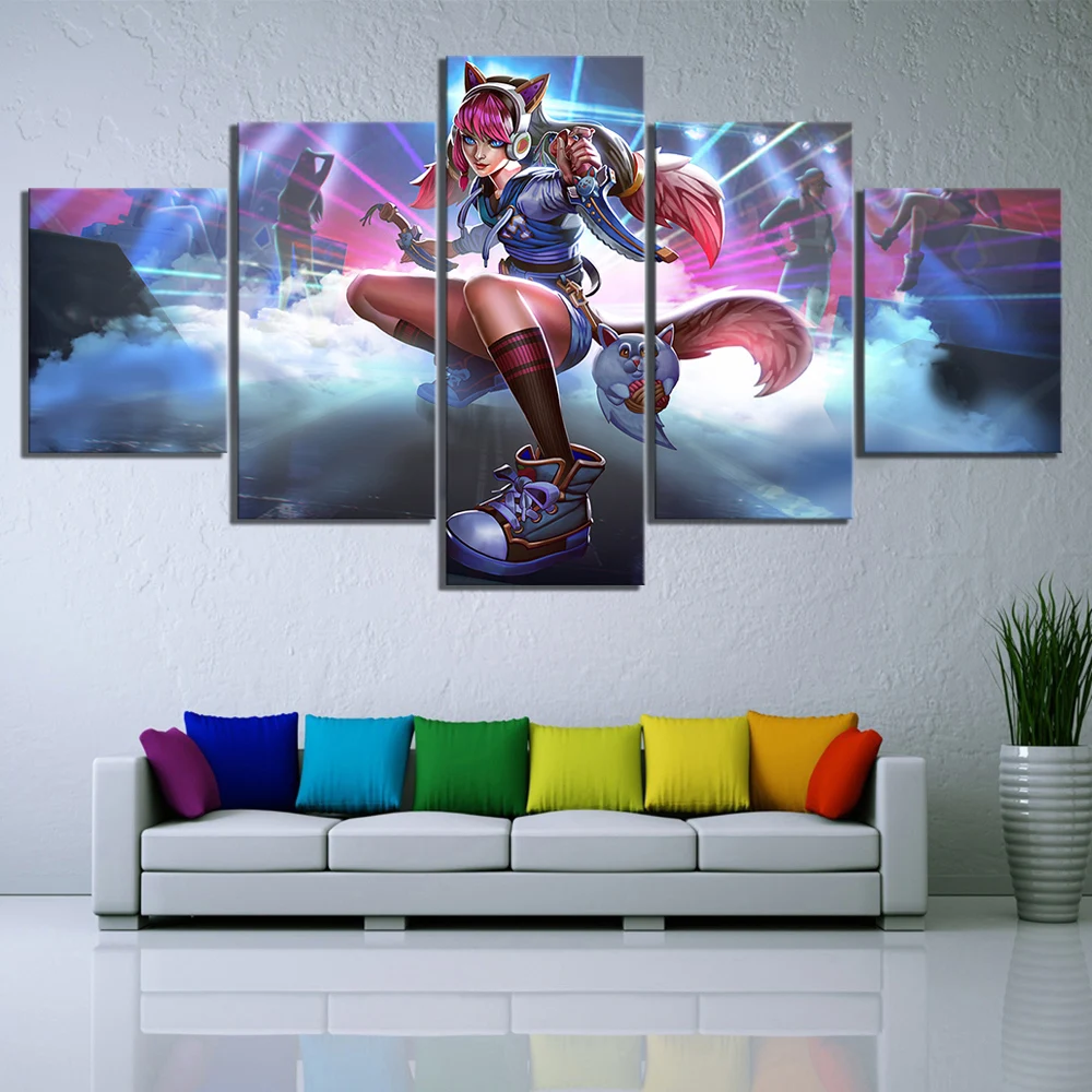 Плакаты для видеоигр Maeve Paladins 5 шт. сказочное искусство HD мультяшное изображение