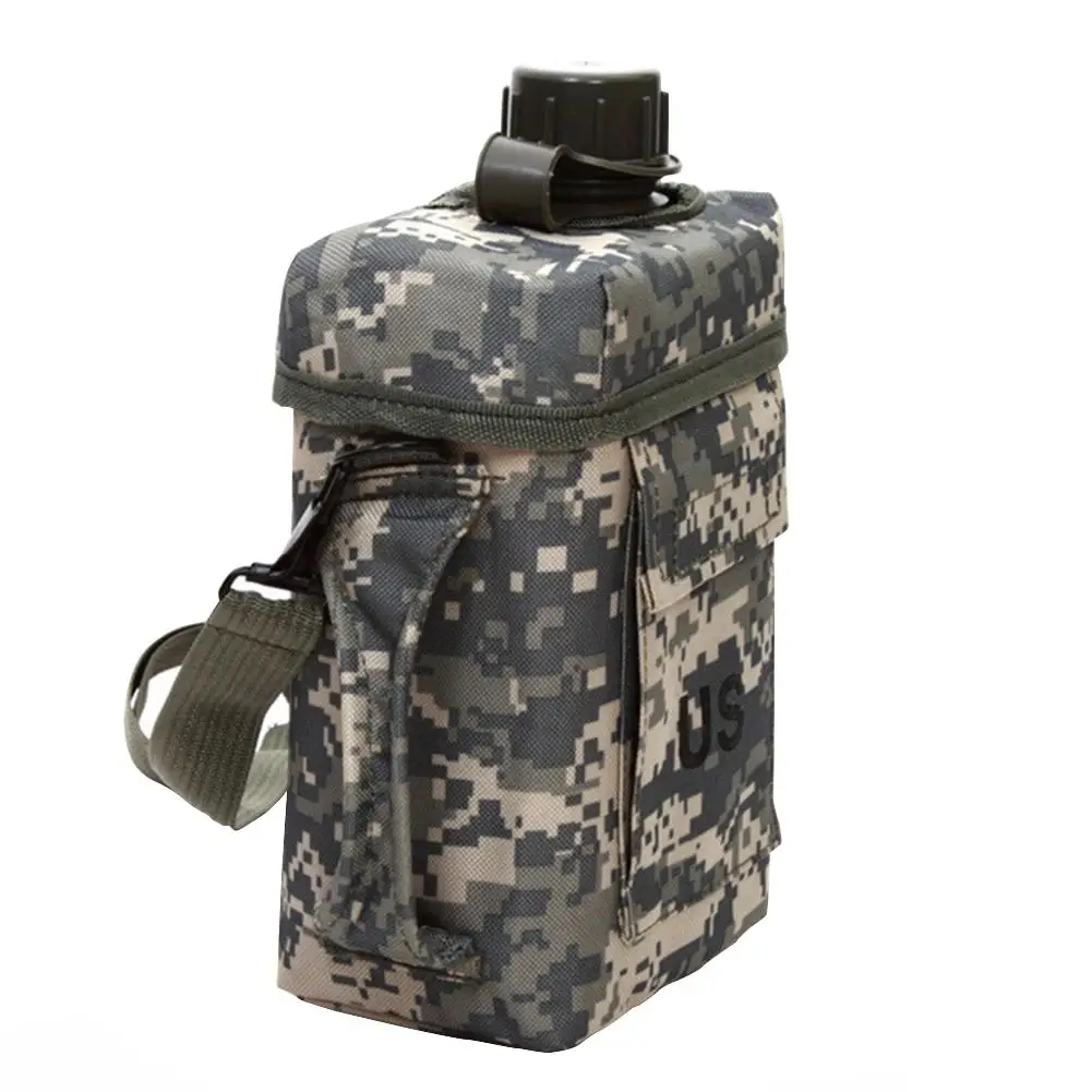 2L PVC العسكرية زجاجة المياه الرياضية المحمولة العملي أدوات الصيد في الهواء الطلق التخييم غلاية شاي للسفر الحرارية العازلة 2L PVC العسكرية زجاجة المياه الرياضية المحمولة العملي أدوات الصيد في الهواء الطلق التخييم غلاية شاي للسفر الحرارية العازلة