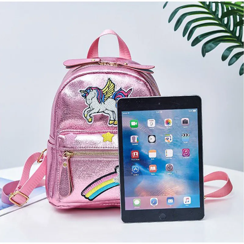 Детский рюкзак, школьный рюкзак для девочек, модные школьные сумки с рисунком единорога, детские маленькие рюкзаки, Mochila Escolar Menino