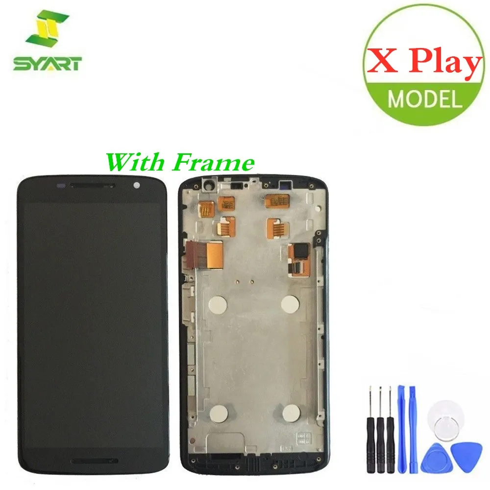 

For Motorola X Play LCD Display Touch Screen With Frame Digitizer Assembly For Moto XPlay XT1561 XT1562 XT1563 5.5" LCDs Screen