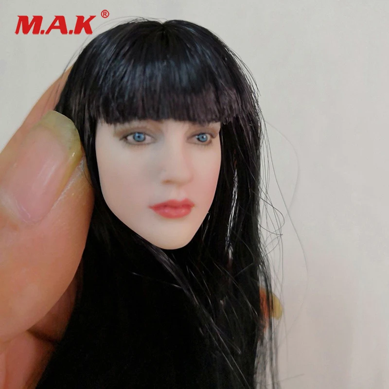 1/6 весы Красота женский манекен головы лепить резьба девушка бледная голова