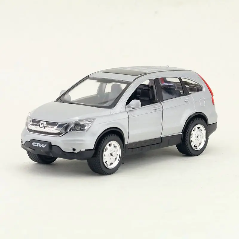 1:32/литая под давлением модель/Япония Honda CR-V(CRV) SUV/звук и светильник/обучающая игрушка автомобиль для детского подарка или коллекции/оттяните назад - Цвет: Серебристый