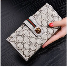 

Brand 2018 Vintage Man Wallet Male Slim Pu Leather Bifold Business Long Wallet Card Coin Wallet Purse cartera hombre
