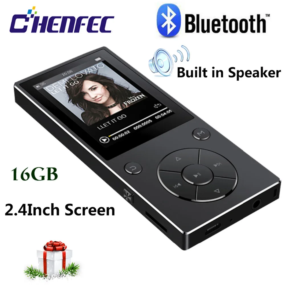 MP3 плеер Bluetooth 4 2 динамик 16 ГБ Портативный Hi Fi музыкальный Walkman с FM электронная