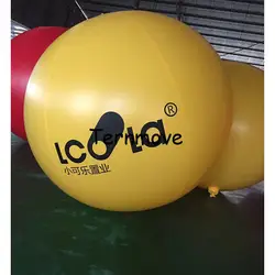 Гигантский воздушный шар с гелием ПВХ надувной плавающий Летающий рекламный воздушный шар воздушный тугой наземный пляжный шар
