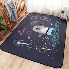 Buy Infant Shining Cartoon Baby Play Mat Thick Suede Living Room Carpet Kids Children Bedroom Rugs Eco-friendly Blanket Free Shipping