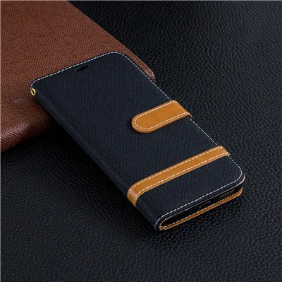 Denim Leather Flip Case For Huawei Y5 Y6 Y9 2018 Y5 2017 Enjoy 8Plus Honor 8C 7X 7C 7A Magnet Card Slot Wallet Cover Case Coque (9)